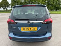 USED 2015 15 VAUXHALL ZAFIRA TOURER 1.8 16V Exclusiv MPV 5dr Petrol Manual Euro 5 (140 ps) MOT MARCH 2027, 2 FORMER KEEPERS