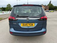 USED 2015 15 VAUXHALL ZAFIRA TOURER 1.8 16V Exclusiv MPV 5dr Petrol Manual Euro 5 (140 ps) MOT MARCH 2027, 2 FORMER KEEPERS