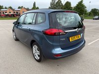 USED 2015 15 VAUXHALL ZAFIRA TOURER 1.8 16V Exclusiv MPV 5dr Petrol Manual Euro 5 (140 ps) MOT MARCH 2027, 2 FORMER KEEPERS