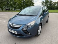 USED 2015 15 VAUXHALL ZAFIRA TOURER 1.8 16V Exclusiv MPV 5dr Petrol Manual Euro 5 (140 ps) MOT MARCH 2027, 2 FORMER KEEPERS