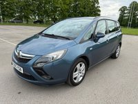 USED 2015 15 VAUXHALL ZAFIRA TOURER 1.8 16V Exclusiv MPV 5dr Petrol Manual Euro 5 (140 ps) MOT MARCH 2027, 2 FORMER KEEPERS