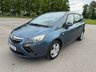 USED 2015 15 VAUXHALL ZAFIRA TOURER 1.8 16V Exclusiv MPV 5dr Petrol Manual Euro 5 (140 ps) MOT MARCH 2027, 2 FORMER KEEPERS