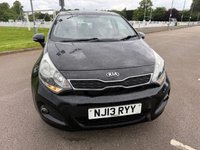 USED 2013 13 KIA RIO 1.4 2 Hatchback 5dr Petrol Manual Euro 5 (107 bhp) 12m MOT INCLUDED IN SALE, 2 KEEPERS