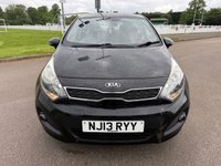 USED 2013 13 KIA RIO 1.4 2 Hatchback 5dr Petrol Manual Euro 5 (107 bhp) 12m MOT INCLUDED IN SALE, 2 KEEPERS