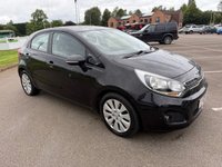 USED 2013 13 KIA RIO 1.4 2 Hatchback 5dr Petrol Manual Euro 5 (107 bhp) 12m MOT INCLUDED IN SALE, 2 KEEPERS