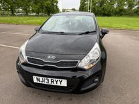USED 2013 13 KIA RIO 1.4 2 Hatchback 5dr Petrol Manual Euro 5 (107 bhp) 12m MOT INCLUDED IN SALE, 2 KEEPERS