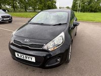 USED 2013 13 KIA RIO 1.4 2 Hatchback 5dr Petrol Manual Euro 5 (107 bhp) 12m MOT INCLUDED IN SALE, 2 KEEPERS