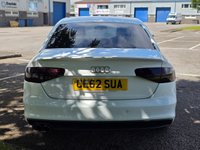 USED 2012 62 AUDI A4 2.0 TDI Black Edition Saloon 4dr Diesel Manual Euro 5 (s/s) (143 ps) Bang & Olufsen Audio - Front & Rear Parking Sensors - DAB - &pound;35 Road Tax