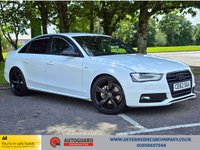 USED 2012 62 AUDI A4 2.0 TDI Black Edition Saloon 4dr Diesel Manual Euro 5 (s/s) (143 ps) Bang & Olufsen Audio - Front & Rear Parking Sensors - DAB - &pound;35 Road Tax