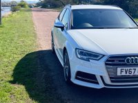 USED 2017 67 AUDI S3 2.0 TFSI Sportback 5dr Petrol S Tronic quattro Euro 6 (s/s) (310 ps) **CRUISE CONTROL**APPLE CARPLAY**HEATED SEATS**