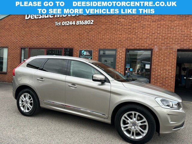 2015 15 VOLVO XC60 2.4 D5 SE Lux Nav SUV 5dr Diesel Auto AWD Euro 6 (s/s) (220 ps) Stamped Volvo service book : Cambelt replaced Nov 2023 : Bluetooth : Sat Nav : DAB Radio : Leather upholstery : Elec Driver seat : Heated front seats : Heated screen : Isofix fittings : Air-conditioning : Rear parking sensors : Remotely operated tailgate : Cargo/Load cover
