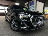USED 2022 22 AUDI Q3 1.5 TFSI CoD 35 S line Sportback 5dr Petrol S Tronic Euro 6 (s/s) (150 ps) + CARPLAY/ANDROID AUTO +