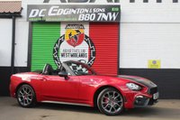 USED 2018 18 ABARTH 124 SPIDER 1.4 MultiAir Convertible 2dr Petrol Manual Euro 6 (170 ps) BOSE--HERITAGE--SAT-NAV