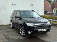 USED 2015 15 MITSUBISHI OUTLANDER 2.0h 12kWh GX3h SUV 5dr Petrol Plug-in Hybrid CVT 4WD Euro 5 (s/s) (200 ps) FANTASIC FUEL ECONOMY ON THE SOUGHT AFTER PLUG IN HYBRID