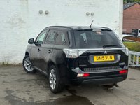 USED 2015 15 MITSUBISHI OUTLANDER 2.0h 12kWh GX3h SUV 5dr Petrol Plug-in Hybrid CVT 4WD Euro 5 (s/s) (200 ps) FANTASIC FUEL ECONOMY ON THE SOUGHT AFTER PLUG IN HYBRID
