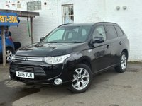 USED 2015 15 MITSUBISHI OUTLANDER 2.0h 12kWh GX3h SUV 5dr Petrol Plug-in Hybrid CVT 4WD Euro 5 (s/s) (200 ps) FANTASIC FUEL ECONOMY ON THE SOUGHT AFTER PLUG IN HYBRID
