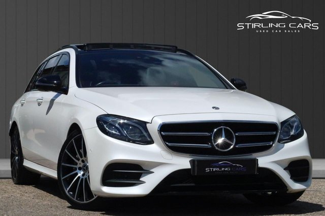 View our Mercedes-Benz E-Class 2.0 E300d AMG Line Night Edition (Premium Plus) Estate 5dr Diesel G-Tronic+ Euro 6 (s/s) (245 ps)