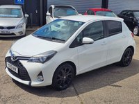 USED 2015 15 TOYOTA YARIS 1.33 Dual VVT-i Sport Hatchback 5dr Petrol Manual Euro 5 Euro 5 (99 ps) FSH + &pound;35 TAX + SAT NAV + LEATHER SEATS