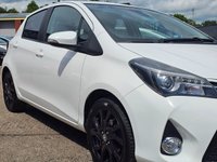 USED 2015 15 TOYOTA YARIS 1.33 Dual VVT-i Sport Hatchback 5dr Petrol Manual Euro 5 Euro 5 (99 ps) FSH + &pound;35 TAX + SAT NAV + LEATHER SEATS