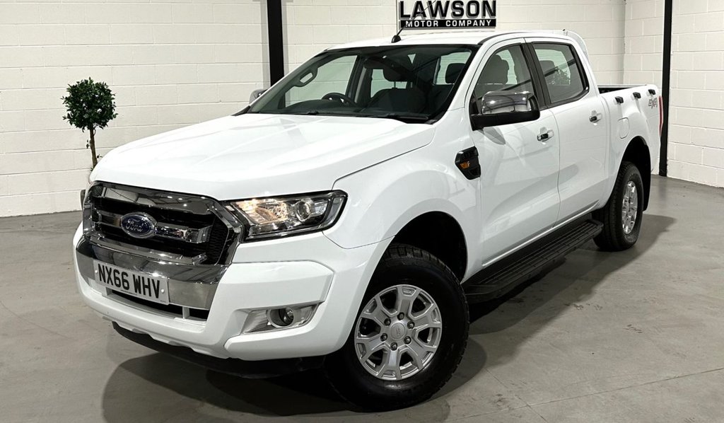 USED 2016 66 FORD RANGER 2.2 TDCi XLT Pickup Double Cab 4dr Diesel Manual 4WD Euro 5 (s/s) (Eco Axle) (160 ps) 
