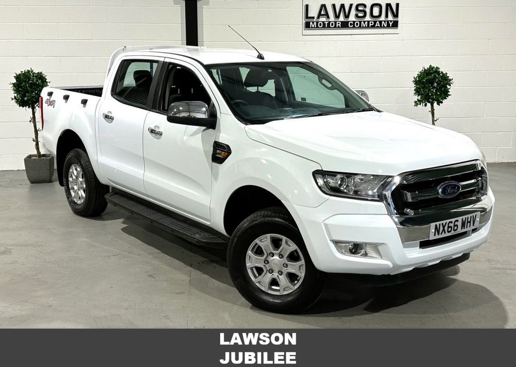 USED 2016 66 FORD RANGER 2.2 TDCi XLT Pickup Double Cab 4dr Diesel Manual 4WD Euro 5 (s/s) (Eco Axle) (160 ps) 