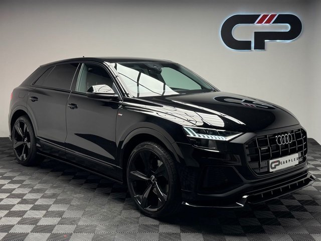 View our Audi Q8 3.0 TDI V6 50 S line SUV 5dr Diesel Tiptronic quattro Euro 6 (s/s) (286 ps)