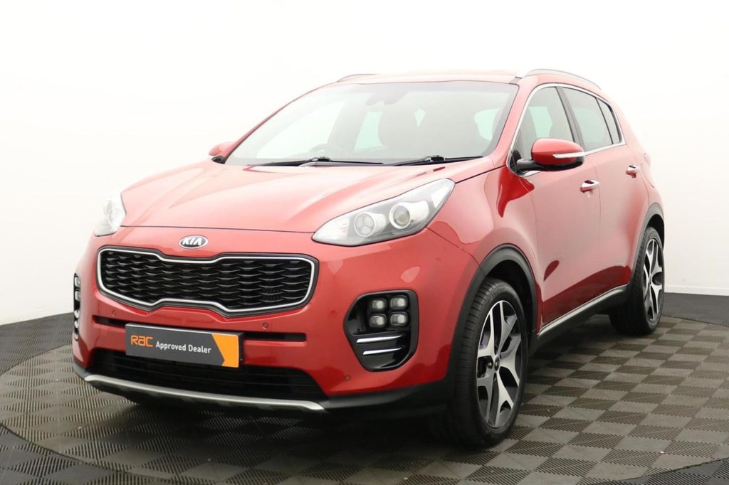 USED 2017 67 KIA SPORTAGE 1.6 T-GDi GT-Line SUV 5dr Petrol Manual AWD Euro 6 (174 bhp) 4x4, 19" Alloys, Sat Nav,