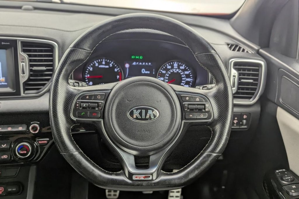 USED 2017 67 KIA SPORTAGE 1.6 T-GDi GT-Line SUV 5dr Petrol Manual AWD Euro 6 (174 bhp) 4x4, 19" Alloys, Sat Nav,