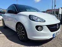 USED 2013 63 VAUXHALL ADAM 1.2 16v GLAM Hatchback 3dr Petrol Manual Euro 5 (70 ps) SUPER LOW MILES 15K+ PAN ROOF + FSH + BLUETOOTH