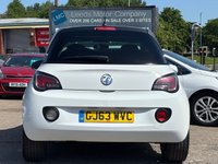 USED 2013 63 VAUXHALL ADAM 1.2 16v GLAM Hatchback 3dr Petrol Manual Euro 5 (70 ps) SUPER LOW MILES 15K+ PAN ROOF + FSH + BLUETOOTH
