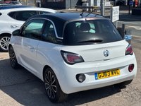USED 2013 63 VAUXHALL ADAM 1.2 16v GLAM Hatchback 3dr Petrol Manual Euro 5 (70 ps) SUPER LOW MILES 15K+ PAN ROOF + FSH + BLUETOOTH