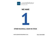 USED 2013 63 VAUXHALL ADAM 1.2 16v GLAM Hatchback 3dr Petrol Manual Euro 5 (70 ps) SUPER LOW MILES 15K+ PAN ROOF + FSH + BLUETOOTH