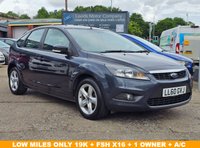 USED 2010 60 FORD FOCUS 1.6 Zetec Hatchback 5dr Petrol Manual (161 g/km, 99 bhp) SUPER LOW MILES + FULL SERVICE HISTORY + A/C + AUX