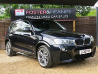 USED 2016 16 BMW X3 2.0 20d M Sport SUV 5dr Diesel Auto xDrive Euro 6 (s/s) (190 ps) PANO ROOF, FSH, REAR CAMERA, XENON