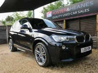 USED 2016 16 BMW X3 2.0 20d M Sport SUV 5dr Diesel Auto xDrive Euro 6 (s/s) (190 ps) PANO ROOF, FSH, REAR CAMERA, XENON