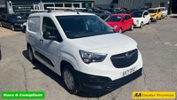 USED 2022 71 VAUXHALL COMBO White 1.5 Turbo D 2000 Dynamic van, 21,100 miles, Euro 6, ULEZ compliant, 6-Speed manual, A/C, cruise, DAB, rear sensors. Plus VAT @ 20%! This 2022 Vauxhall Combo Dynamic is a standout choice, boasting exceptionally low mileage for its age, having covered just 21,100 miles. This one owner vehicle, a 1.5 Turbo D 2000 Dynamic L1 H1 Euro 6 4dr, is powered by an efficient 1.5 litre diesel engine and comes with a 3 month warranty for your peace of mind. It features Automatic Lighting Control, ensuring your headlights come on automatically when needed, and a radio with a 5in mono display that includes Bluetooth connectivity for hands fr