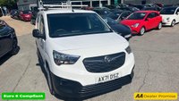 USED 2022 71 VAUXHALL COMBO White 1.5 Turbo D 2000 Dynamic van, 21,100 miles, Euro 6, ULEZ compliant, 6-Speed manual, A/C, cruise, DAB, rear sensors. Plus VAT @ 20%! This 2022 Vauxhall Combo Dynamic is a standout choice, boasting exceptionally low mileage for its age, having covered just 21,100 miles. This one owner vehicle, a 1.5 Turbo D 2000 Dynamic L1 H1 Euro 6 4dr, is powered by an efficient 1.5 litre diesel engine and comes with a 3 month warranty for your peace of mind. It features Automatic Lighting Control, ensuring your headlights come on automatically when needed, and a radio with a 5in mono display that includes Bluetooth connectivity for hands fr
