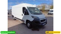USED 2018 18 PEUGEOT BOXER White 2.0 BlueHDi 335 L3 H2 panel van, 30,600 miles, Euro 6, ULEZ compliant, 6-speed manual, Bluetooth, DAB radio. Plus VAT @ 20%! This 2018 Peugeot Boxer 2.0 BlueHDi 335 L3 H2 Euro 6 is a standout choice, boasting exceptionally low mileage for its age, having covered just 30,600 miles. This one owner vehicle comes with a full service history at 13K, 16K, 18kK, 21K, 23K, 25K, 28k, and 30496, with its last service completed on 2025-03-05 at 30,496 miles. It is powered by a 2.0 litre Euro 6 diesel engine and will be supplied with a 12 month MOT for your peace of mind, alongside a 3 month warranty.  The generous cargo volume o
