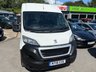 USED 2018 18 PEUGEOT BOXER White 2.0 BlueHDi 335 L3 H2 panel van, 30,600 miles, Euro 6, ULEZ compliant, 6-speed manual, Bluetooth, DAB radio. Plus VAT @ 20%! This 2018 Peugeot Boxer 2.0 BlueHDi 335 L3 H2 Euro 6 is a standout choice, boasting exceptionally low mileage for its age, having covered just 30,600 miles. This one owner vehicle comes with a full service history at 13K, 16K, 18kK, 21K, 23K, 25K, 28k, and 30496, with its last service completed on 2025-03-05 at 30,496 miles. It is powered by a 2.0 litre Euro 6 diesel engine and will be supplied with a 12 month MOT for your peace of mind, alongside a 3 month warranty.  The generous cargo volume o