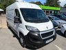 USED 2018 18 PEUGEOT BOXER White 2.0 BlueHDi 335 L3 H2 panel van, 30,600 miles, Euro 6, ULEZ compliant, 6-speed manual, Bluetooth, DAB radio. Plus VAT @ 20%! This 2018 Peugeot Boxer 2.0 BlueHDi 335 L3 H2 Euro 6 is a standout choice, boasting exceptionally low mileage for its age, having covered just 30,600 miles. This one owner vehicle comes with a full service history at 13K, 16K, 18kK, 21K, 23K, 25K, 28k, and 30496, with its last service completed on 2025-03-05 at 30,496 miles. It is powered by a 2.0 litre Euro 6 diesel engine and will be supplied with a 12 month MOT for your peace of mind, alongside a 3 month warranty.  The generous cargo volume o