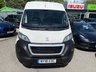 USED 2018 18 PEUGEOT BOXER White 2.0 BlueHDi 335 L3 H2 panel van, 30,600 miles, Euro 6, ULEZ compliant, 6-speed manual, Bluetooth, DAB radio. Plus VAT @ 20%! This 2018 Peugeot Boxer 2.0 BlueHDi 335 L3 H2 Euro 6 is a standout choice, boasting exceptionally low mileage for its age, having covered just 30,600 miles. This one owner vehicle comes with a full service history at 13K, 16K, 18kK, 21K, 23K, 25K, 28k, and 30496, with its last service completed on 2025-03-05 at 30,496 miles. It is powered by a 2.0 litre Euro 6 diesel engine and will be supplied with a 12 month MOT for your peace of mind, alongside a 3 month warranty.  The generous cargo volume o