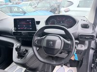 USED 2019 19 PEUGEOT PARTNER Grey 1.6 BlueHDi 1000 Professional van, 33,400 miles, Euro 6, 5-speed manual, Touchscreen, Sat nav, A/C, Rear sensors. Plus VAT @ 20%! Boasting exceptionally low mileage for its age, this 2019 Peugeot Partner presents a superb opportunity for discerning buyers. This one owner, Professional trim, SWB Euro 6 panel van is powered by an efficient 1.6L BlueHDi diesel engine, offering an impressive fuel economy of 67 mpg and low CO2 emissions. It comes with a full service history, with the last service completed at 32,591 miles on 13 February 2026, and will be supplied with a 12 month MOT for your peace of mind. Notable features incl