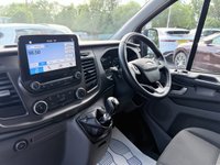 USED 2019 19 FORD TRANSIT CUSTOM Blue 2.0 320 EcoBlue Trend van, 68,700 miles, Euro 6, ULEZ compliant, 6-Speed manual, touchscreen, cruise, DAB, front & rear sensors. Plus VAT @ 20%! This 2019 Ford Transit Custom presents an exceptional ownership proposition, having been meticulously maintained by a single owner from new.  This popular 320 Trend L1 H1 model is powered by an efficient 2.0 litre EcoBlue diesel engine, meeting Euro 6 emission standards.  It comes equipped with both front and rear parking sensors, along with front fog lamps, making manoeuvring in tight spaces considerably easier.  With a mileage of just 68,700 miles, this van has been driven sparingly for its ag