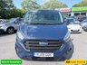 USED 2019 19 FORD TRANSIT CUSTOM Blue 2.0 320 EcoBlue Trend van, 68,700 miles, Euro 6, ULEZ compliant, 6-Speed manual, touchscreen, cruise, DAB, front & rear sensors. Plus VAT @ 20%! This 2019 Ford Transit Custom presents an exceptional ownership proposition, having been meticulously maintained by a single owner from new.  This popular 320 Trend L1 H1 model is powered by an efficient 2.0 litre EcoBlue diesel engine, meeting Euro 6 emission standards.  It comes equipped with both front and rear parking sensors, along with front fog lamps, making manoeuvring in tight spaces considerably easier.  With a mileage of just 68,700 miles, this van has been driven sparingly for its ag