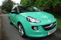 USED 2016 16 VAUXHALL ADAM 1.2i SLAM Hatchback 3dr Petrol Manual Euro 6 (70 ps) Just Had Service