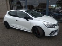 USED 2016 66 RENAULT CLIO 1.6 TCe Renaultsport Nav Trophy Hatchback 5dr Petrol Auto Euro 6 (s/s) (220 ps) RARE METALLLIC WHITE
