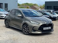USED 2022 22 TOYOTA YARIS 1.5 VVT-h Design Hatchback 5dr Petrol Hybrid E-CVT Euro 6 (s/s) (116 ps) AUTOMATIC, ONLY 16000 MILES, FULL TOYOTA SERVICE HISTORY, Reverse Camera, Apple Car Play, 16" Alloy Wheels, Cruise Control, Climate Control, Start/Stop, Bluetooth Phone Prep, DAB Radio