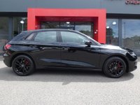 USED 2023 23 AUDI A3 Sportback 1.0 TFSI 30 Sport 5d 110 S/S 1 OWNER FROM NEW, FULL SERVICE HISTORY, SAT NAV, VIRTUAL COCKPIT (DIGITAL DASH), FULL BLACK LEATHER UPHOLSTERY, WIRELESS APPLE CARPLAY / ANDROID AUTO, FLAT BOTTOM MULTI-FUNCTION STEERING WHEEL, REAR PARKING SENSORS, DAB RADIO, BLUETOOTH, 2x USB PORTS, MANUAL 6 SPEED, 17 INCH ALLOY WHEELS, ELECTRIC FOLDING HEATED DOOR MIRRORS, CRUISE CONTROL & SPEED LIMITER, RAIN & LIGHT SENSORS, KEYLESS START, VOICE CONTROL, DRIVE SELECT, DUAL ZONE CLIMATE CONTROL, LANE DEPARTURE WARNING, TPMS, SPACE SAVER SPARE