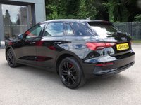 USED 2023 23 AUDI A3 Sportback 1.0 TFSI 30 Sport 5d 110 S/S 1 OWNER FROM NEW, FULL SERVICE HISTORY, SAT NAV, VIRTUAL COCKPIT (DIGITAL DASH), FULL BLACK LEATHER UPHOLSTERY, WIRELESS APPLE CARPLAY / ANDROID AUTO, FLAT BOTTOM MULTI-FUNCTION STEERING WHEEL, REAR PARKING SENSORS, DAB RADIO, BLUETOOTH, 2x USB PORTS, MANUAL 6 SPEED, 17 INCH ALLOY WHEELS, ELECTRIC FOLDING HEATED DOOR MIRRORS, CRUISE CONTROL & SPEED LIMITER, RAIN & LIGHT SENSORS, KEYLESS START, VOICE CONTROL, DRIVE SELECT, DUAL ZONE CLIMATE CONTROL, LANE DEPARTURE WARNING, TPMS, SPACE SAVER SPARE