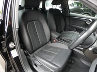 USED 2023 23 AUDI A3 Sportback 1.0 TFSI 30 Sport 5d 110 S/S 1 OWNER FROM NEW, FULL SERVICE HISTORY, SAT NAV, VIRTUAL COCKPIT (DIGITAL DASH), FULL BLACK LEATHER UPHOLSTERY, WIRELESS APPLE CARPLAY / ANDROID AUTO, FLAT BOTTOM MULTI-FUNCTION STEERING WHEEL, REAR PARKING SENSORS, DAB RADIO, BLUETOOTH, 2x USB PORTS, MANUAL 6 SPEED, 17 INCH ALLOY WHEELS, ELECTRIC FOLDING HEATED DOOR MIRRORS, CRUISE CONTROL & SPEED LIMITER, RAIN & LIGHT SENSORS, KEYLESS START, VOICE CONTROL, DRIVE SELECT, DUAL ZONE CLIMATE CONTROL, LANE DEPARTURE WARNING, TPMS, SPACE SAVER SPARE